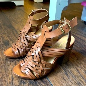 Madden Girl brown block heels